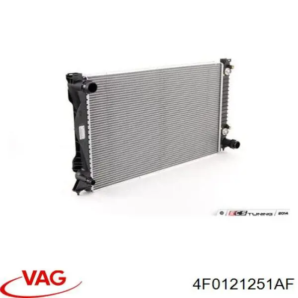 4F0121251AF VAG Радиатор основной