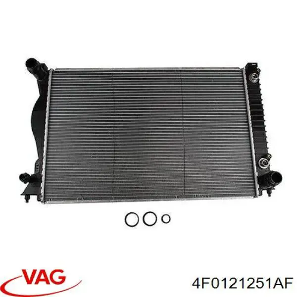 Купить 4F0121251AF VAG Радиатор водяной