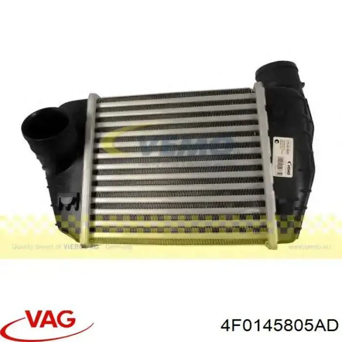 4F0145805AD VAG radiador de intercooler