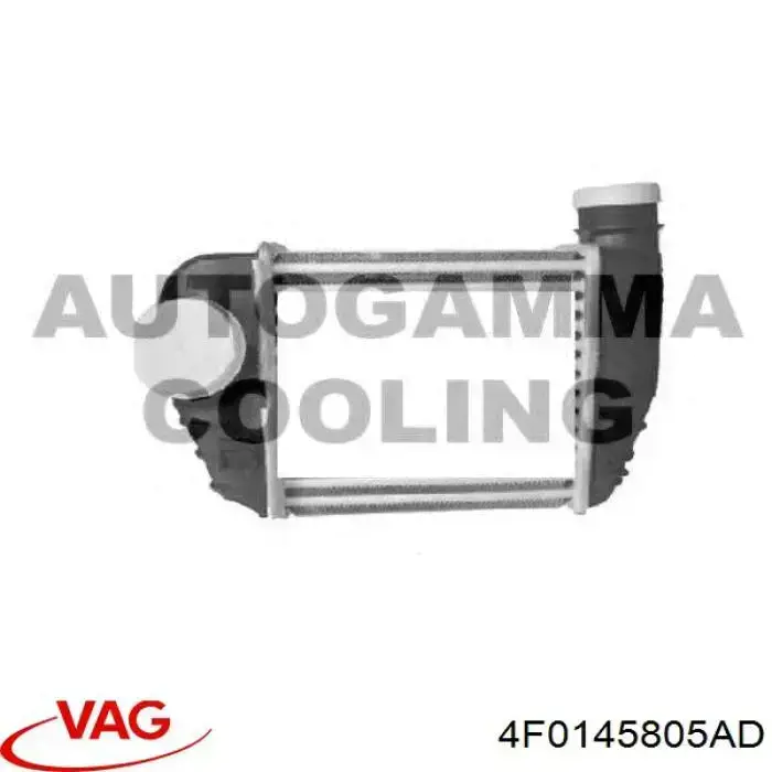 Система охлаждения наддувочного воздуха VAG 4F0145805AD цена, от 55.53 USD