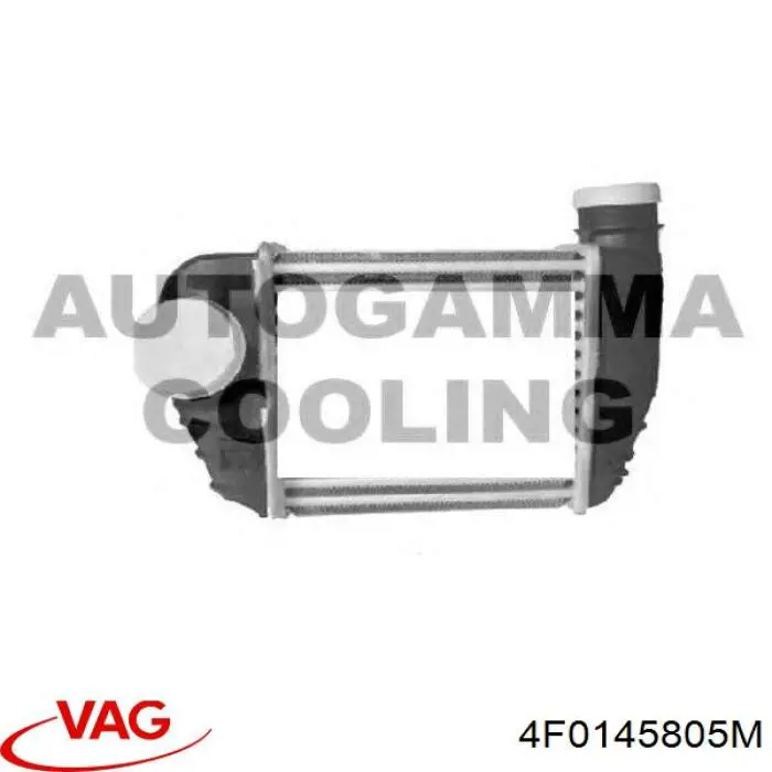 Купить 4F0145805M VAG Интеркулер