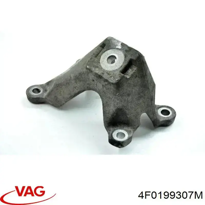 Кронштейн подушки (опоры) двигателя левой VAG 4F0199307M цена, от 6.35 USD