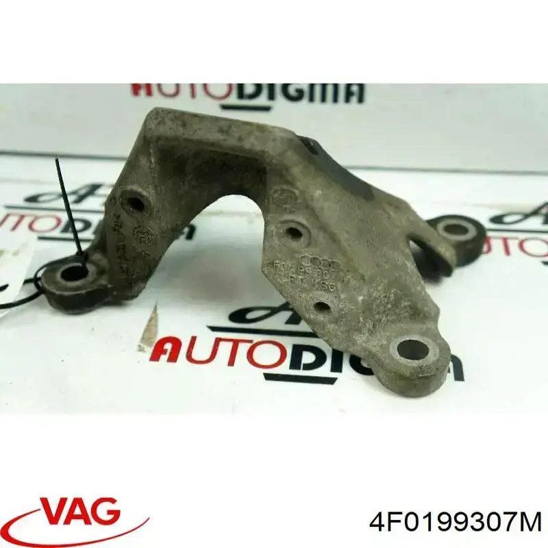 Купить 4F0199307M VAG Кронштейн подушки (опоры) двигателя левой