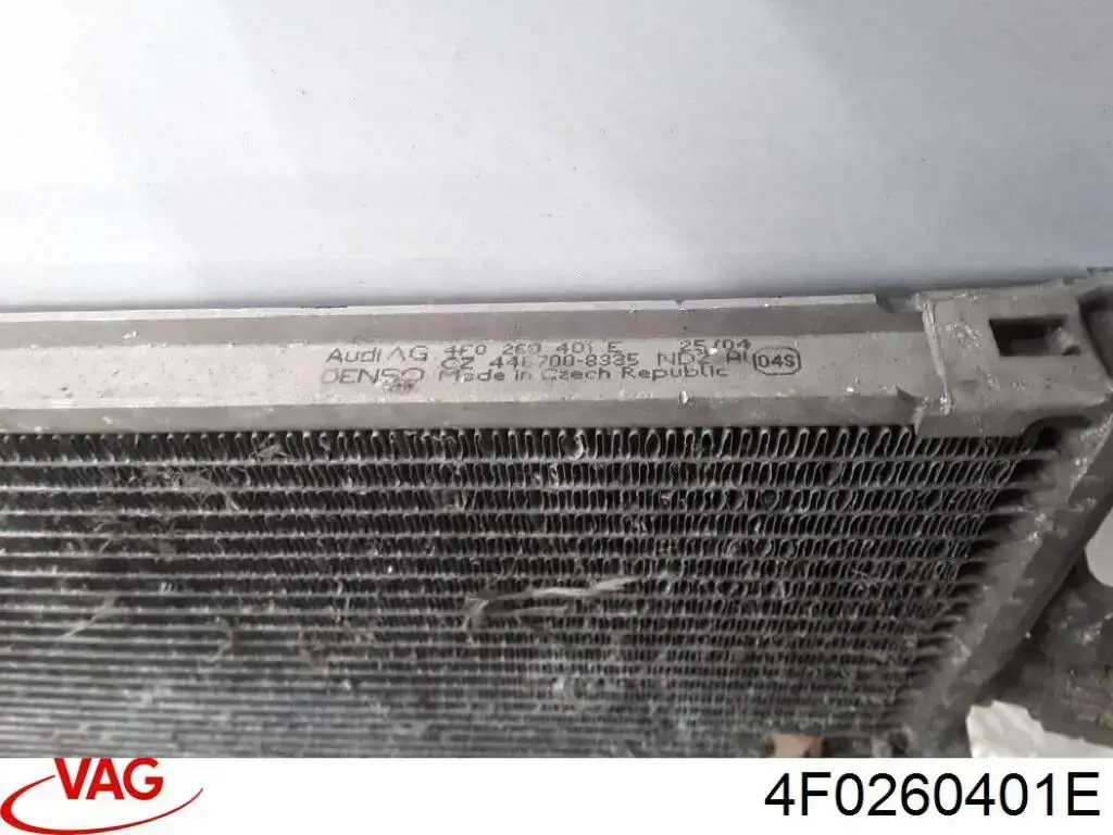 4F0260401E VAG radiador de aparelho de ar condicionado