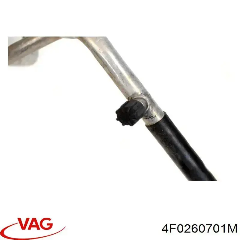 Шланг кондиционера, от компрессора к радиатору 4F0260701M VAG