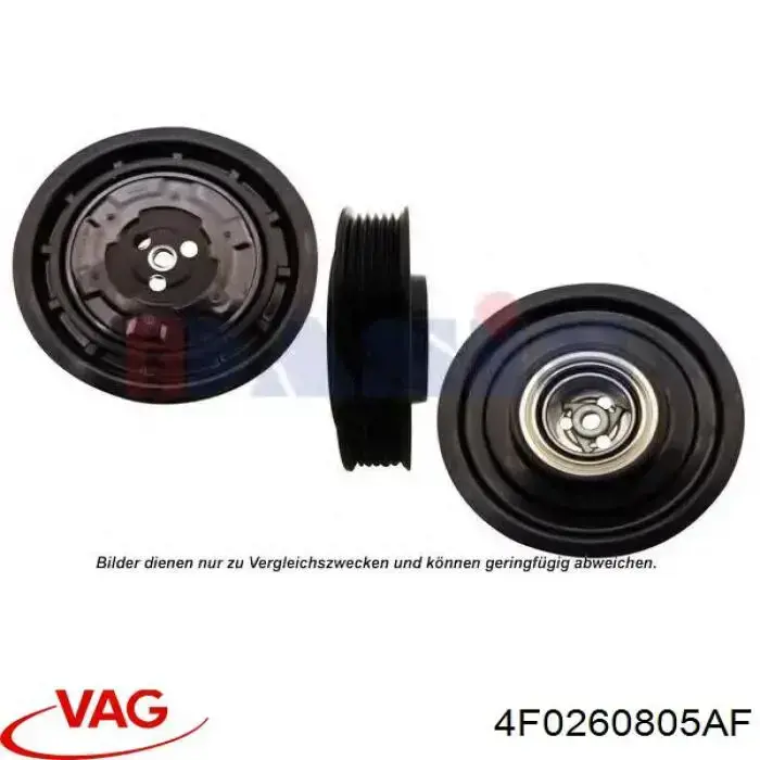 4F0260805AF VAG Компрессор хладагента