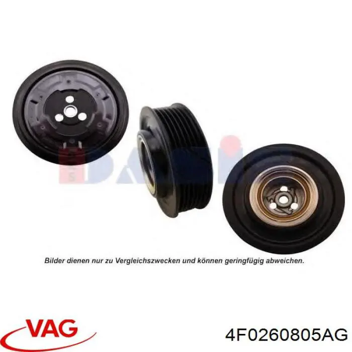 4F0260805AG VAG компрессор кондиционера