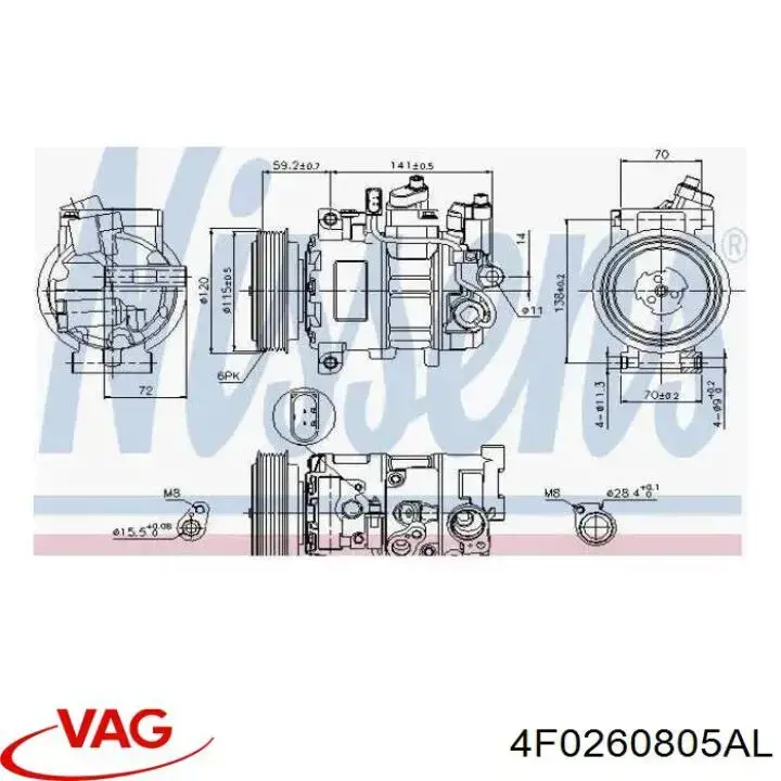 Насос кондиционера VAG 4F0260805AL