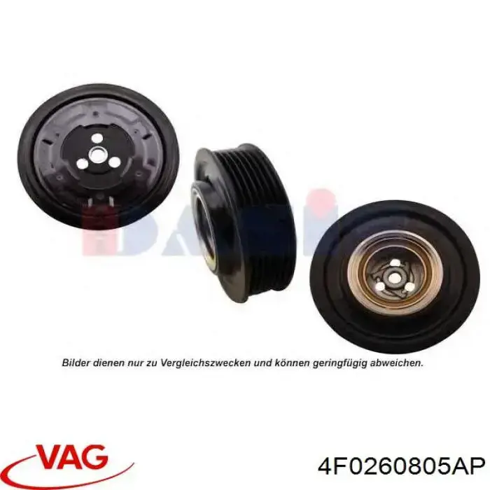 4F0260805AP VAG Компрессор хладагента