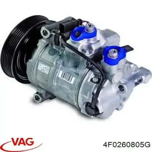 4F0260805G VAG compressor de aparelho de ar condicionado