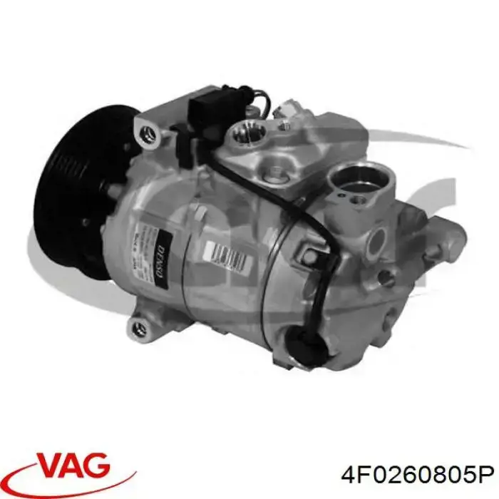 4F0260805P VAG compressor de aparelho de ar condicionado