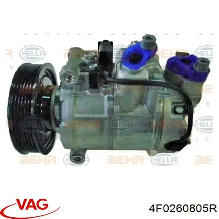 Компрессор системы кондиционирования VAG 4F0260805R цена, от 174.66 USD