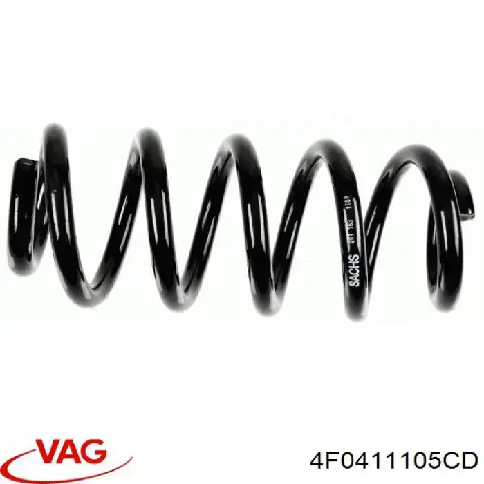 4F0411105CD VAG пружина передняя