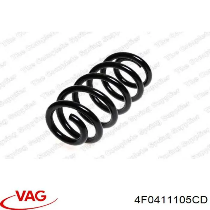 Купить 4F0411105CD VAG Винтовая пружина подвеска