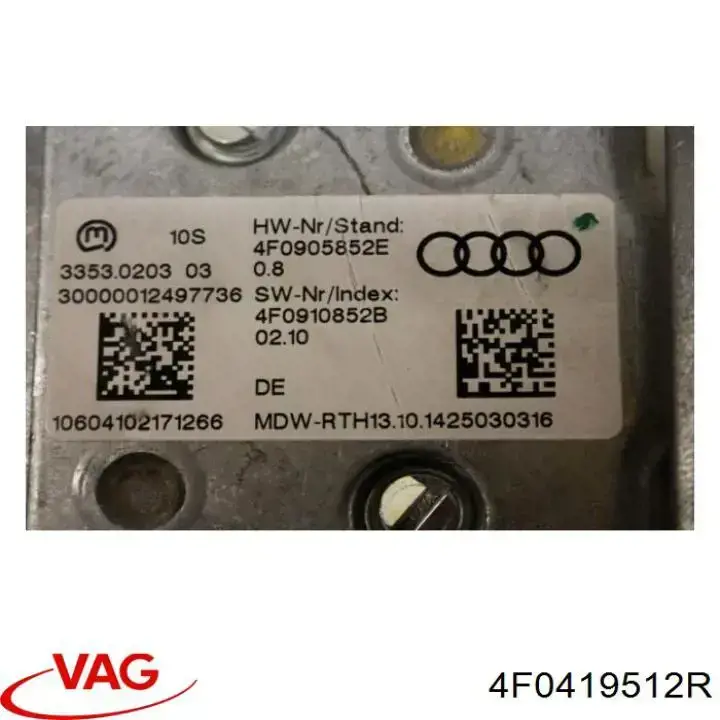 4F0419512R VAG Columna dirección original y equivalente