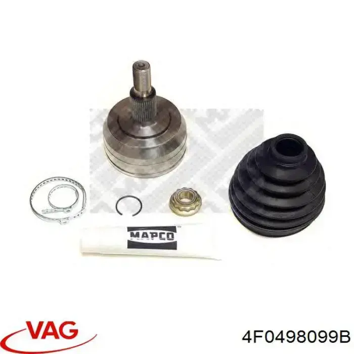 ШРУС наружный GKN-Spidan 36499