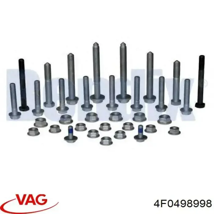 Комплект рычагов задней подвески VAG 4F0498998 цена, от 308.65 USD