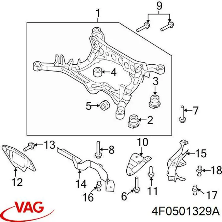 Купить 4F0501329 VAG 