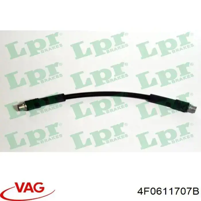 Шланг тормозной передний 4F0611707B VAG