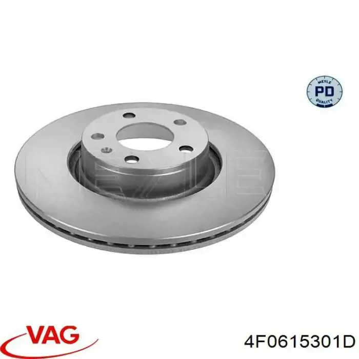 4F0615301D VAG Диск тормозной передний