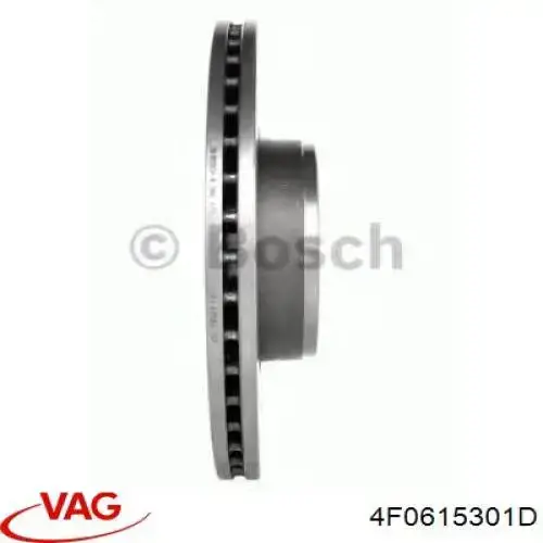 Передние тормозные диски 4F0615301D VAG