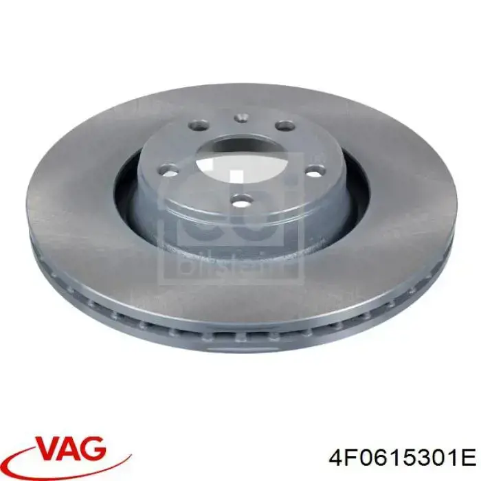 Передние тормозные диски 4F0615301E VAG