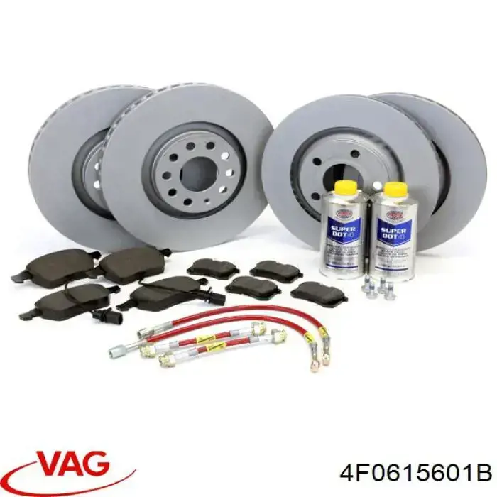 Задний дисковый тормоз VAG 4F0615601B