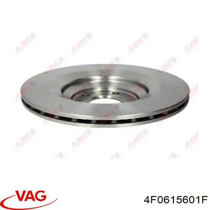 Купить 4F0615601F VAG Диск тормозной задний