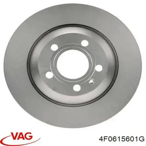 Купить 4F0615601G VAG Диск тормозной задний