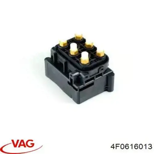 Блок клапанов регулируемой подвески 4F0616013 VAG