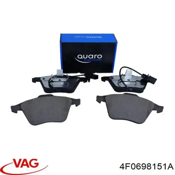 Купить 4F0698151A VAG Колодки тормозные