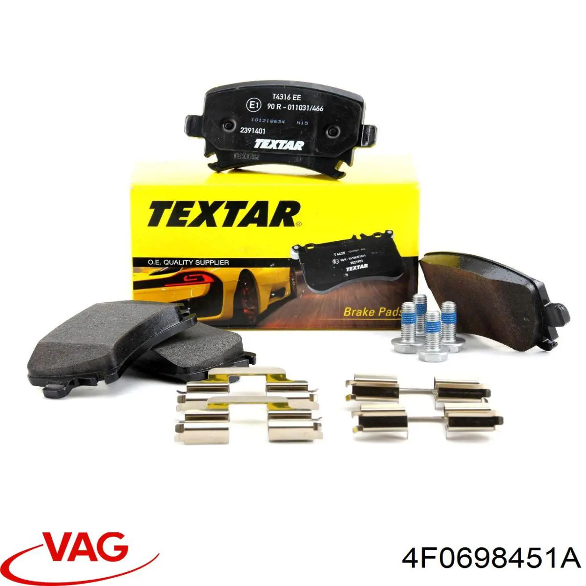 Колодки дисковые  VAG 4F0698451A цена, от 23.49 USD
