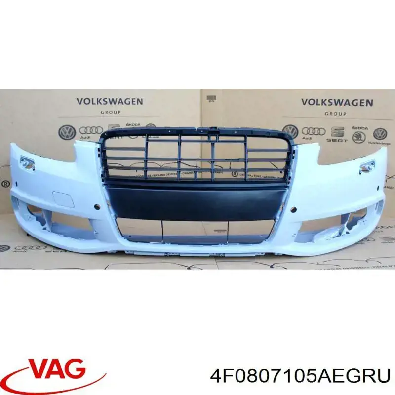 4F0807105AEGRU VAG Бампер передний в сборе