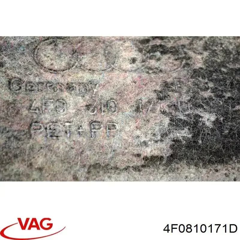 Подкрылок задний левый 4F0810171D VAG