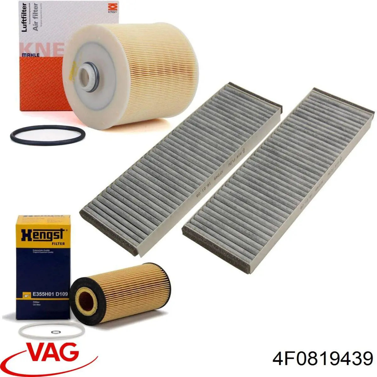 Фильтр воздушный отопителя VAG 4F0819439 цена, от 6.89 USD