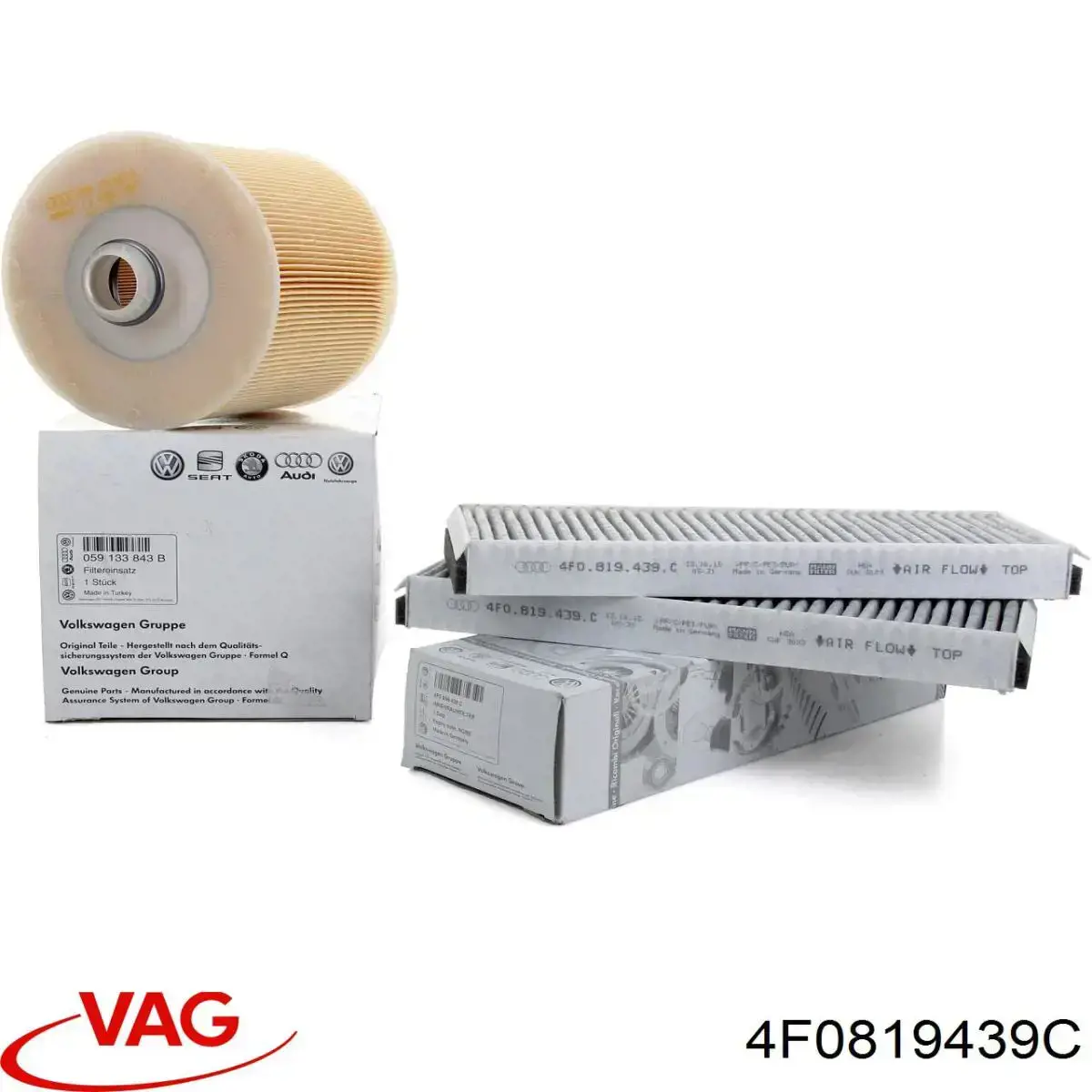 Купить 4F0819439C VAG Фильтр салона угольный