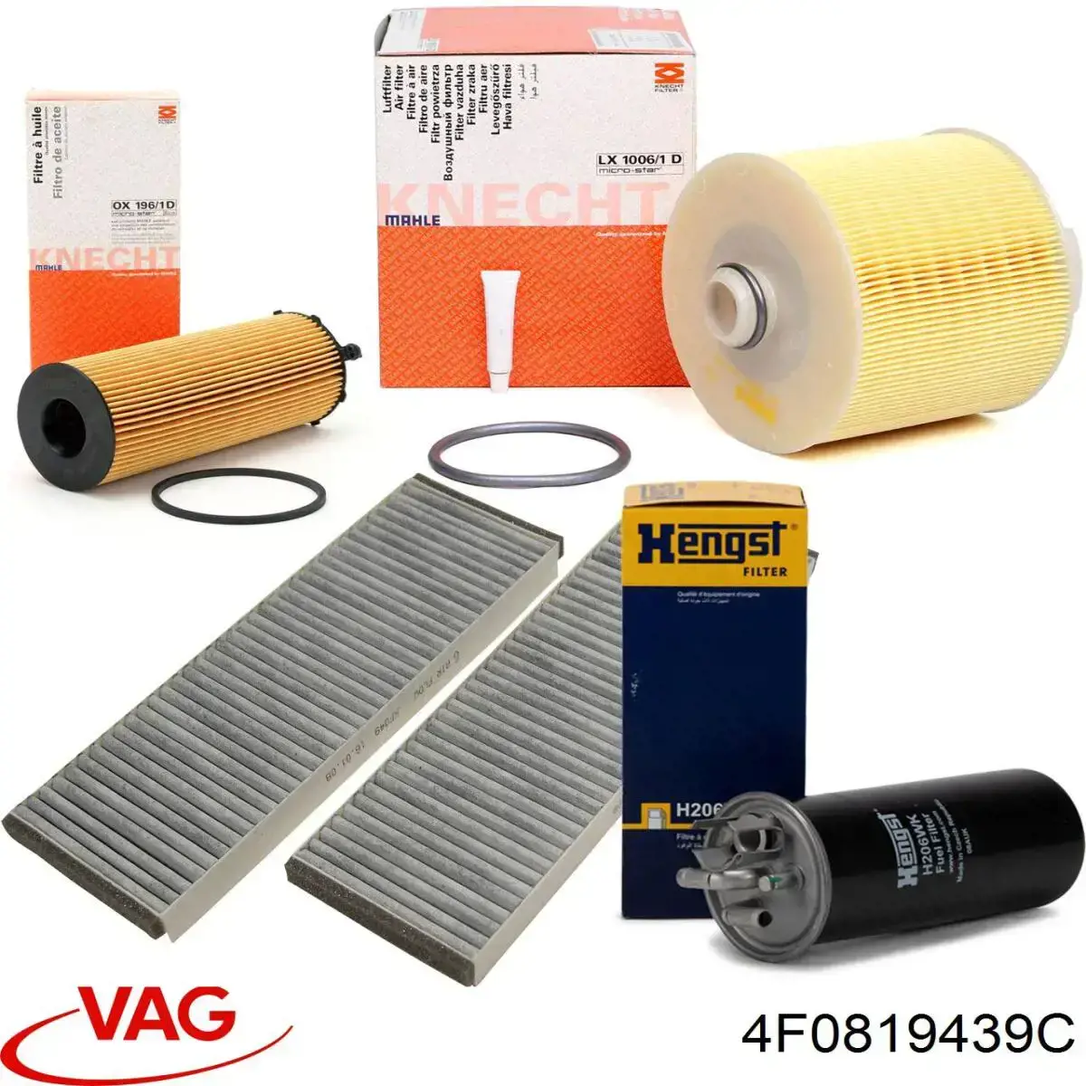 Воздушный фильтр салона VAG 4F0819439C