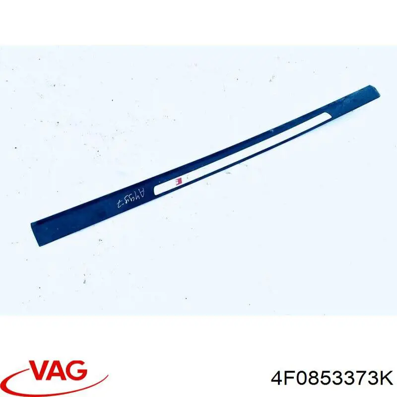 4F0853373K VAG накладка (молдинг порога наружная передняя левая)