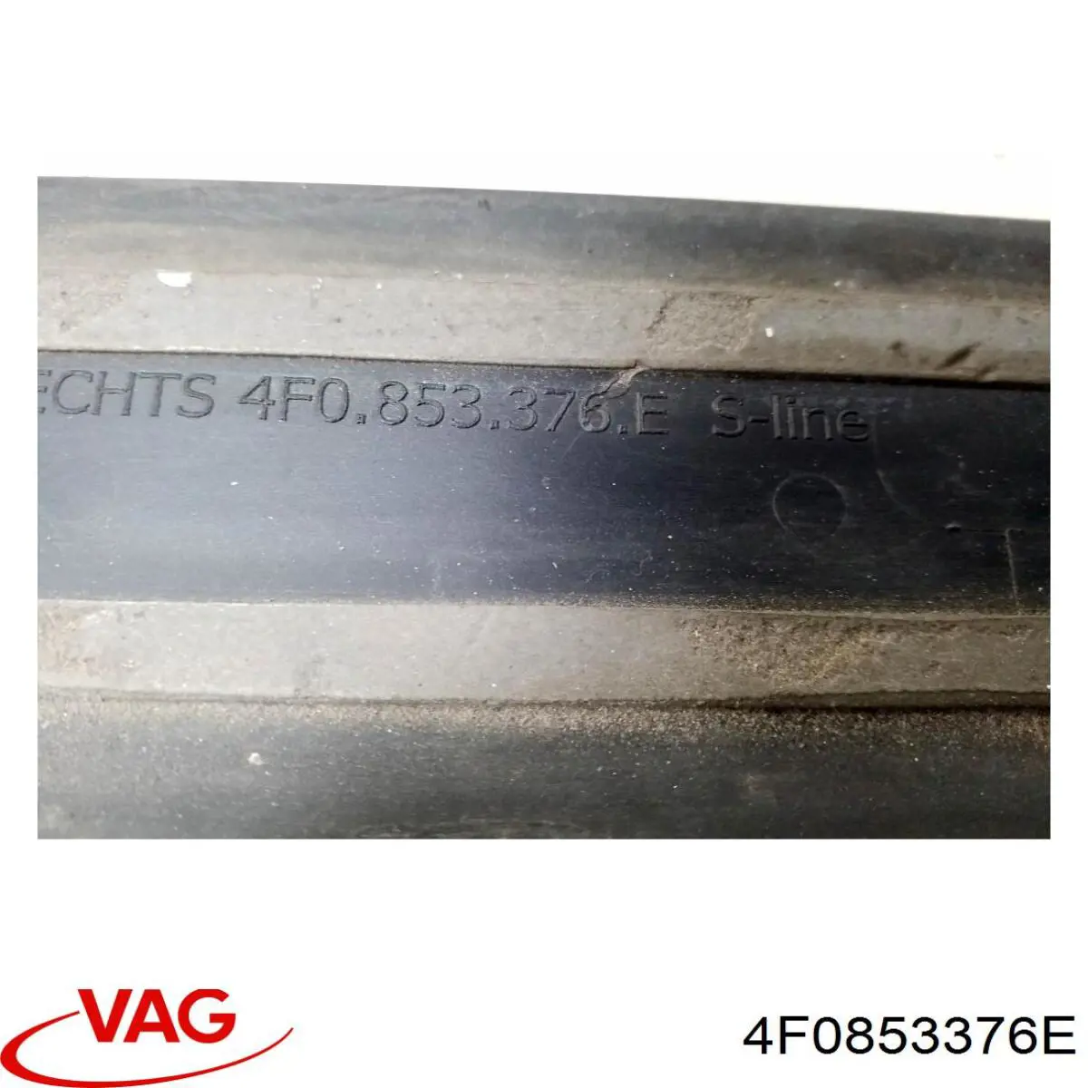 Купить 4F0853376E01C VAG Накладка (молдинг) порога наружная задняя правая