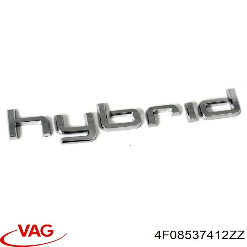 4F08537412ZZ VAG Фирменный значек на багажник