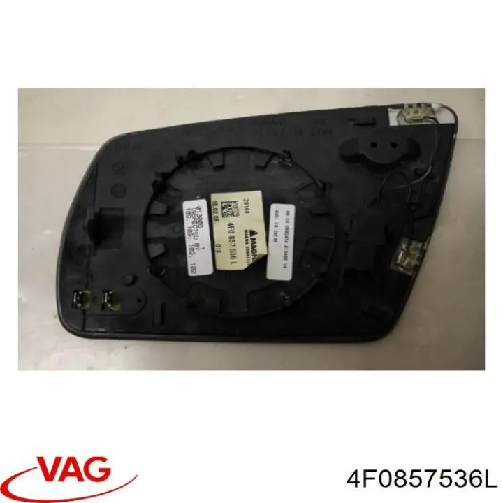 Стекло зеркала заднего вида, правого VAG 4F0857536L цена, от 407.34 USD
