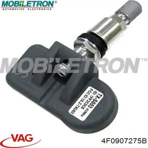 4F0907275B VAG sensor de pressão de ar nos pneus