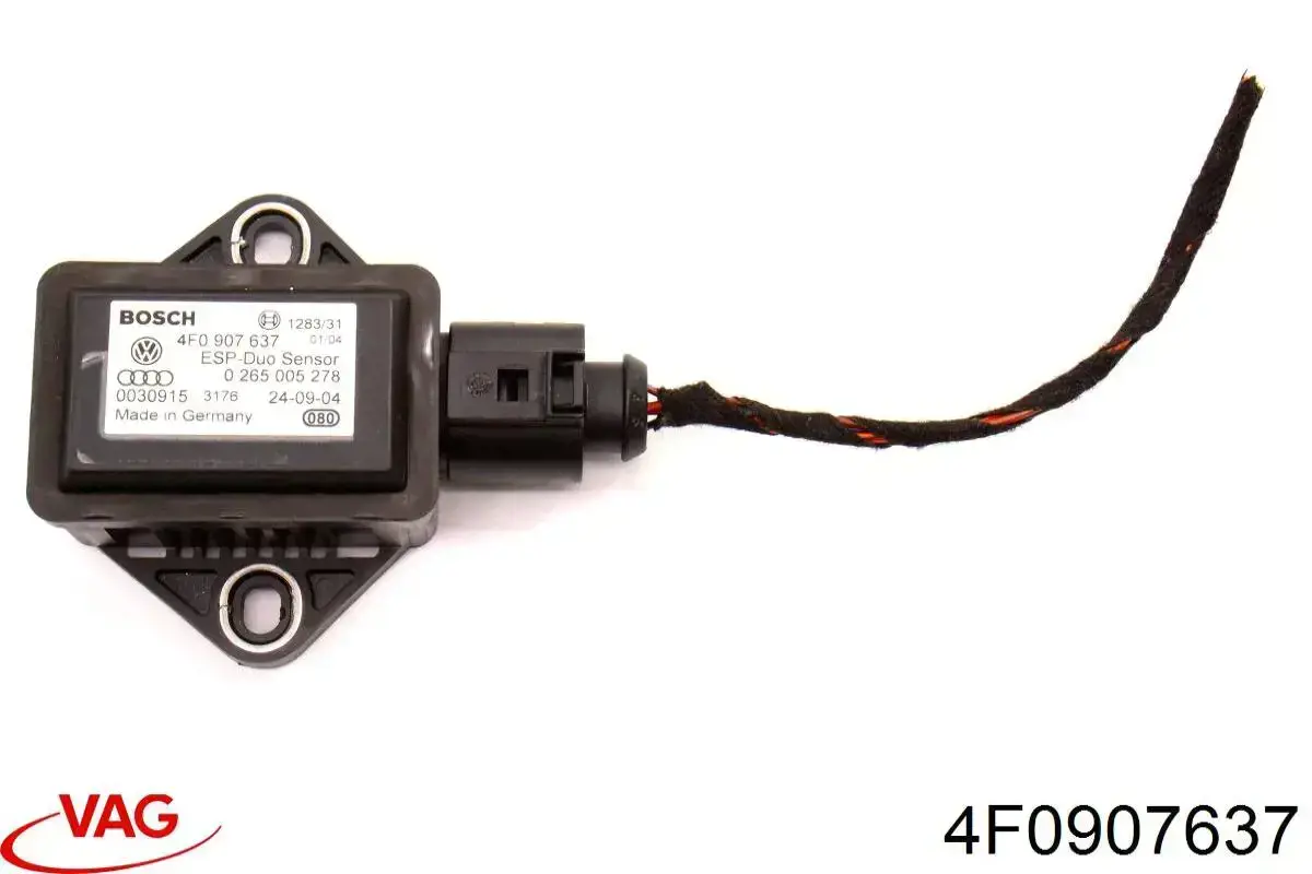 Датчик поперечного ускорения (ESP) VAG 4F0907637 цена, от 14.63 USD