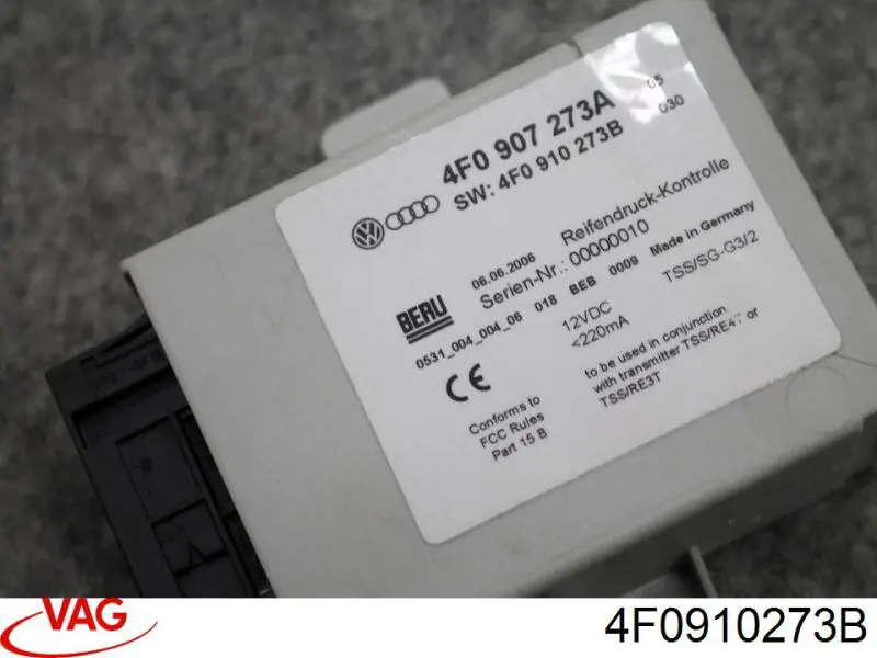 Блок системы контроля давления в шинах VAG 4F0910273B цена, от 12.67 USD