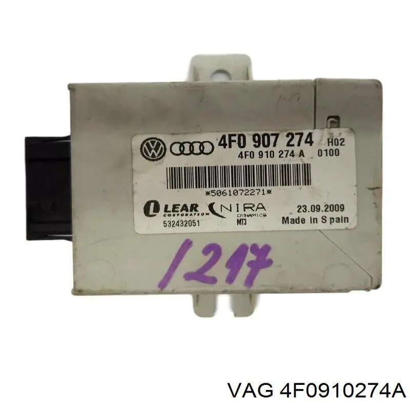 4F0910274A VAG 