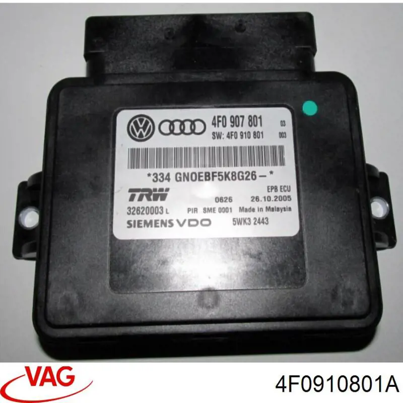 Купить 4F0910801A VAG Блок управления стояночного тормоза