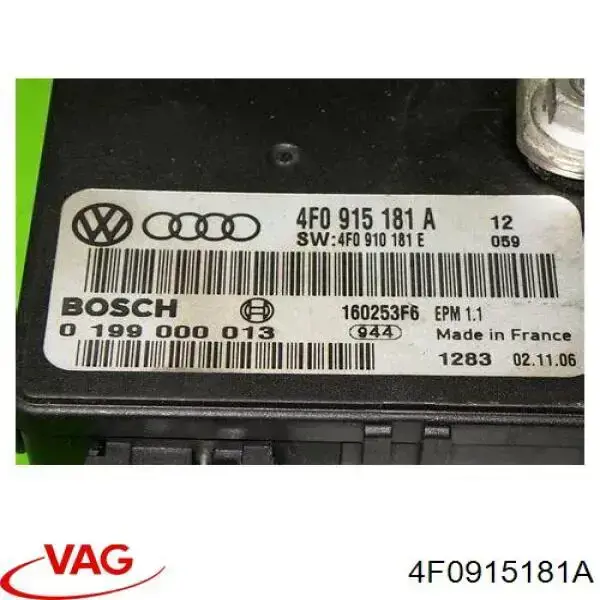 Аккумулятор автомобильный VAG 4F0915181A цена, от 38.01 USD