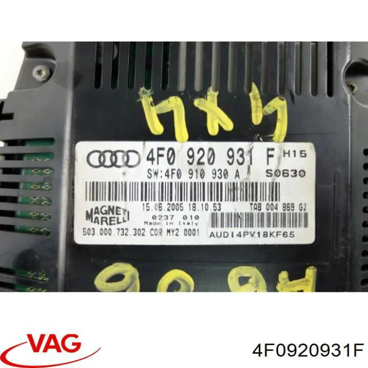Приборная доска (щиток приборов) VAG 4F0920931F цена, от 45.15 USD