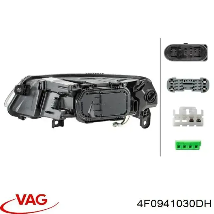 Правая блок фара VAG 4F0941030DH цена, от 387.12 USD