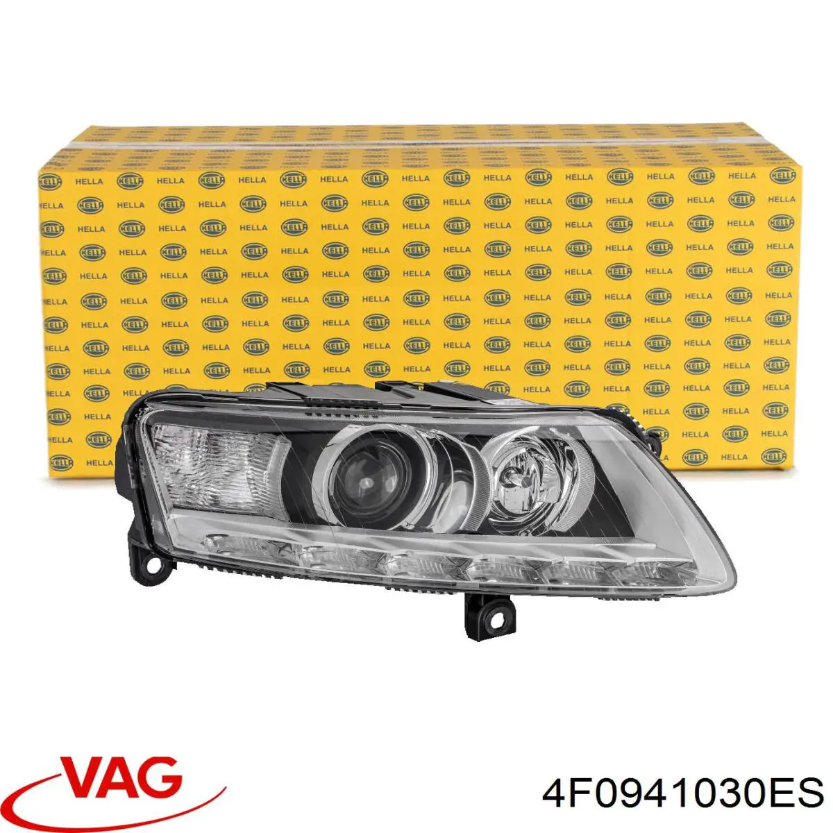 Правая фара 4F0941030ES VAG